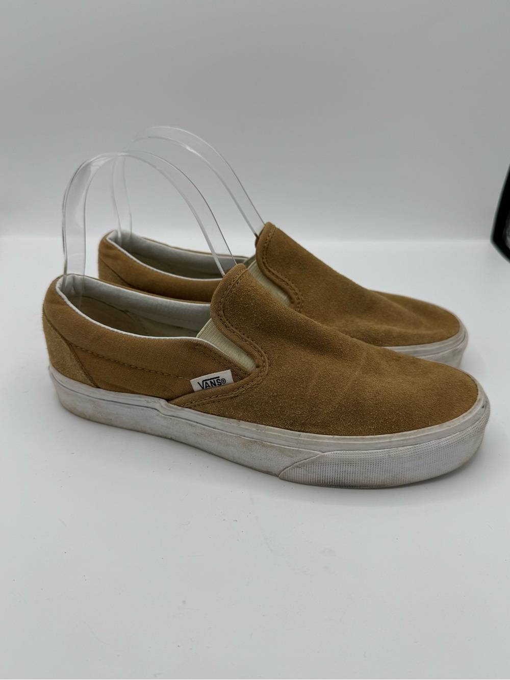 Vans golden suede classic slip on loafer sneaker mens size 5 women’s 6.5